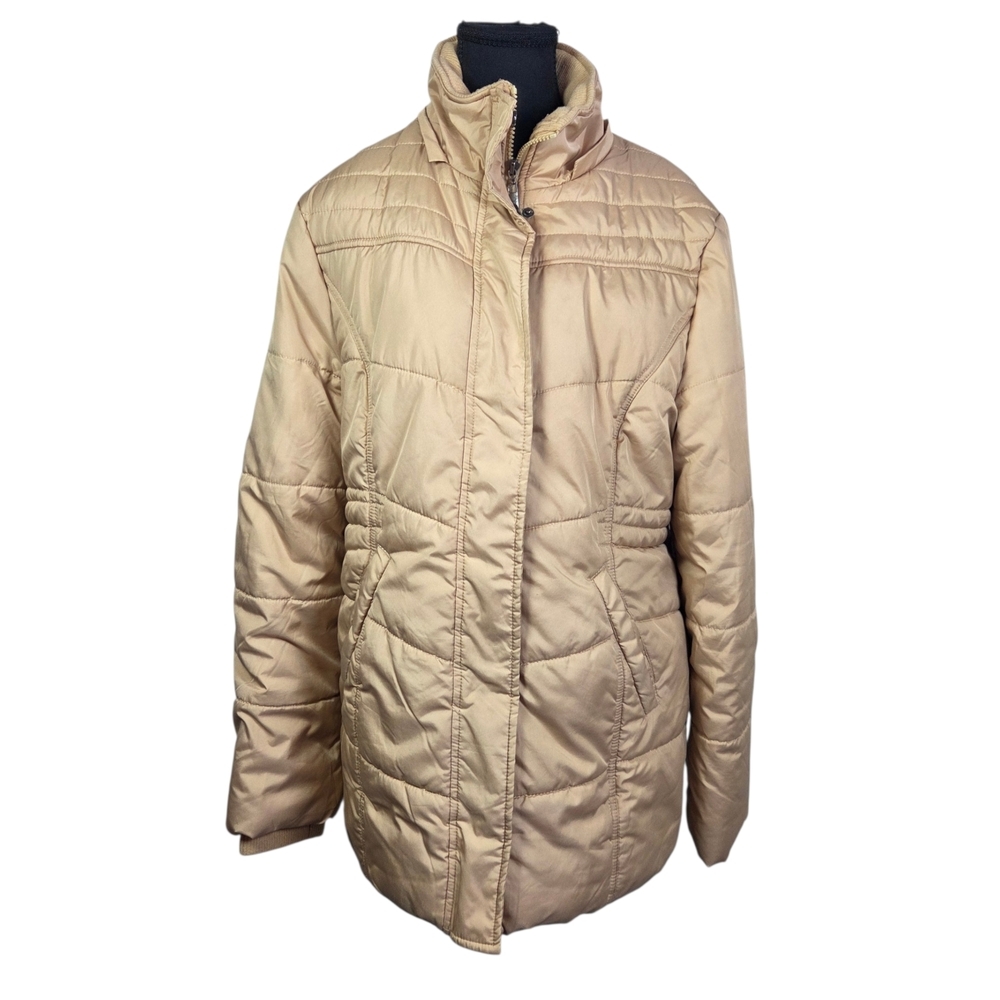 Farenheit Women's Tan Ski & Snow Jacket Size L